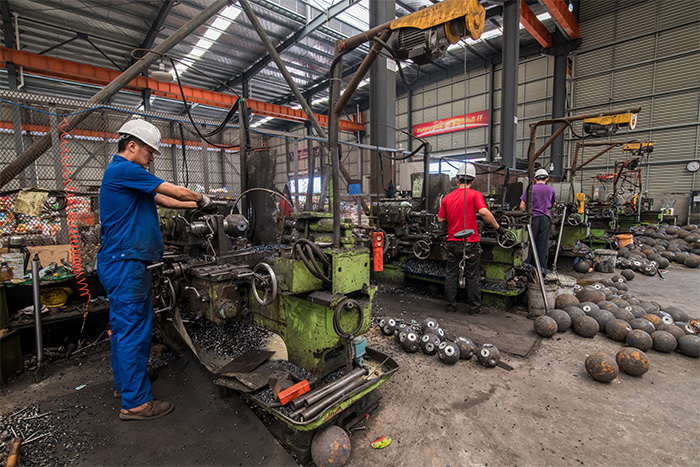 临沂网架配件车间